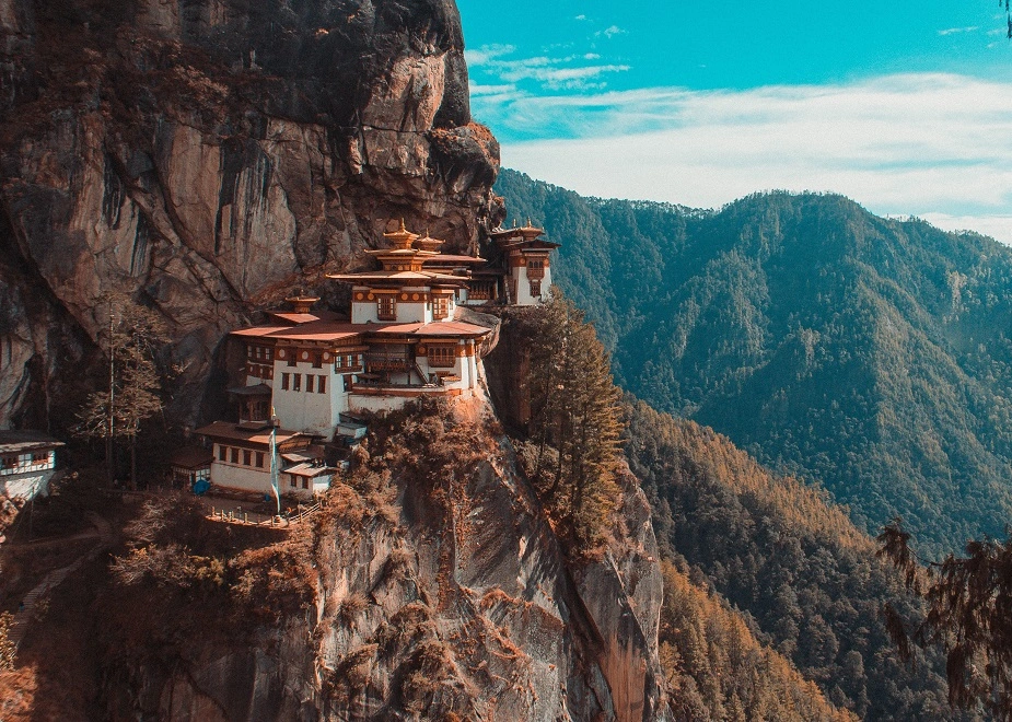 Tiger’s Nest in Bhutan besucht auf einer Individualreise in Asien