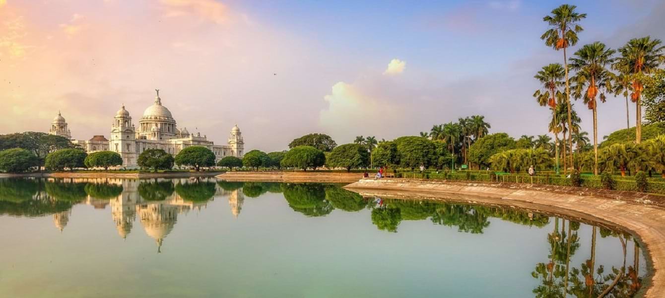 Victoria Memorial in Kalkutta Westbengalen Indien