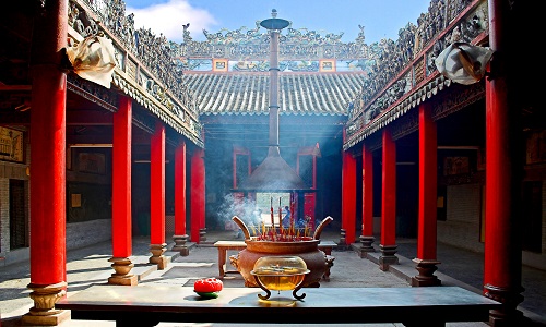 Vietnam S Tempel Räucherstäbchen