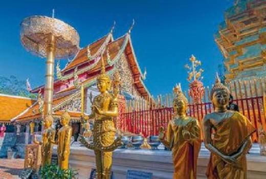 Innerer Tempel Doi Suthep Chiang Mai Thailand