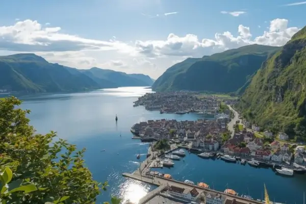 Landschaft um Bergen in Südnorwegen